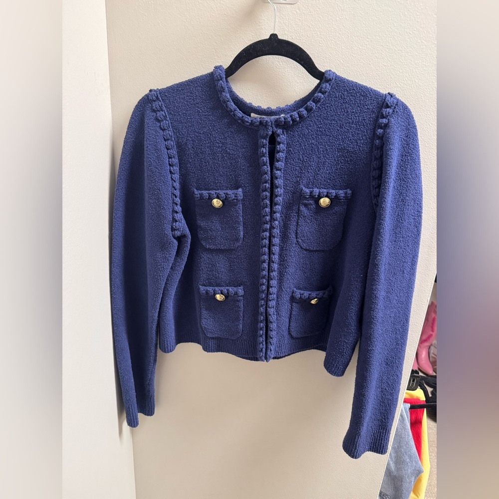 Jcrew navy cardigan S